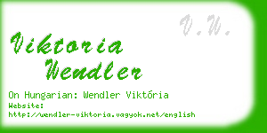 viktoria wendler business card